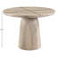 Table de salle à manger en béton 42 po Oronde-1496425140-1496425137