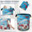 Flowers Laundry Basket,Foldable Waterproof Oxford Cloth Tote Bag Butterfly Laundry Hamper With Handles Clothes Storage Bucket Organizer For Laundry Room, Bathroom, Bedroom