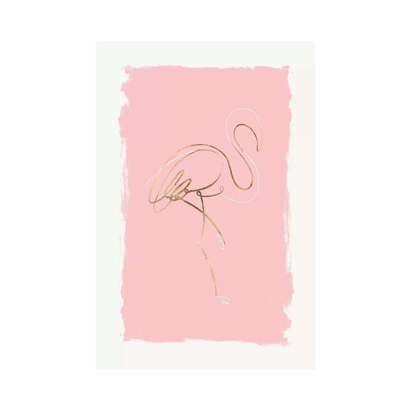 «Graceful Bird I» par Eva Watts - impression sur toile tendue, H 40 po x l 26 po x P 1,5 po