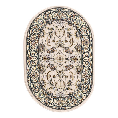 Jackson Oriental Ivory/Blue Area Rug