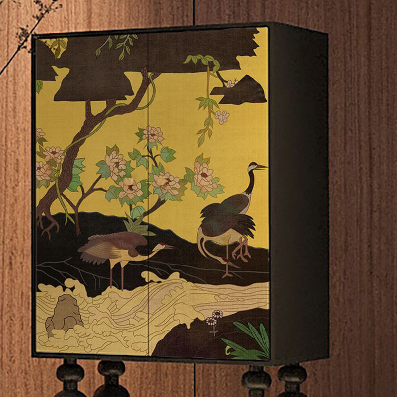 Armoire de rangement de style rétro chinois