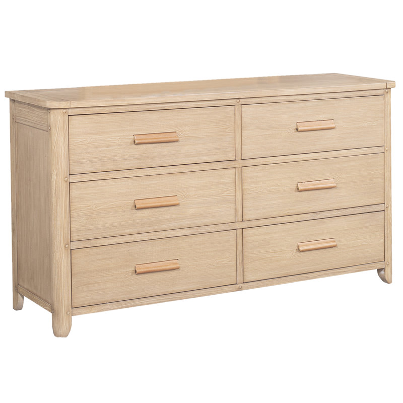 Natteal 6 Drawer 68" W Double Dresser