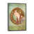 Toile avec cadre argent