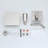 Faucet Modern Brushed Nickel Shower Faucet, Tub And Shower Trim Kit With Single-Spray Touch-Clean Brushed Nickel Square Shower Head, Brushed Nickel (Valve Not Included)