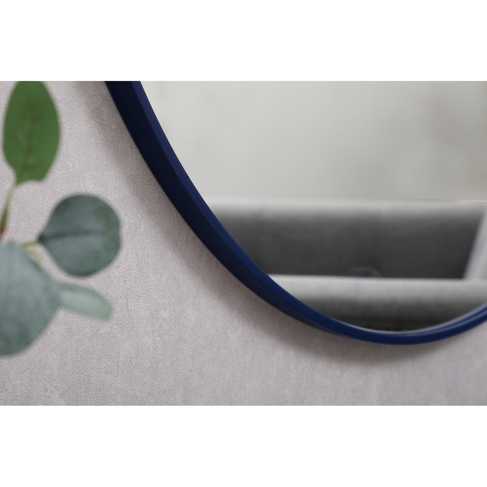Cassie Accent Mirror, 39" x 39", Blue