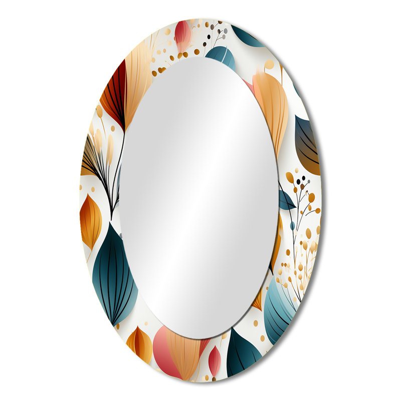 Miroir mural Botanical Pastel, H 36 po x l 24 po