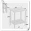 Table de bout avec station de charge, table d'appoint avec ports et prises USB, table de chevet, tablette de rangement à 2 niveaux, table de canapé pour petit espace, 1 paquet (2 pièces)-2106098804