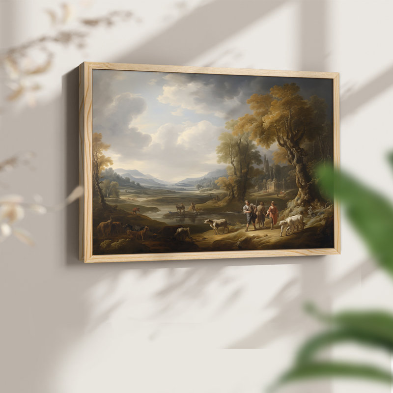 Faune - XVII - Reproduction encadrée - Restickable, Naturel, H 11 po x l 14 po
