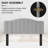 Arched Vertical Tufting Upholstered Headboard Adjustable Height & Width Head Board For Bedroom-1006657053-1006657052