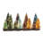Glitter Led Trees On Square Base Figurine-129842302