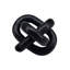 Sculpture chaîne en marbre 6X6x6 ", noir-274336524