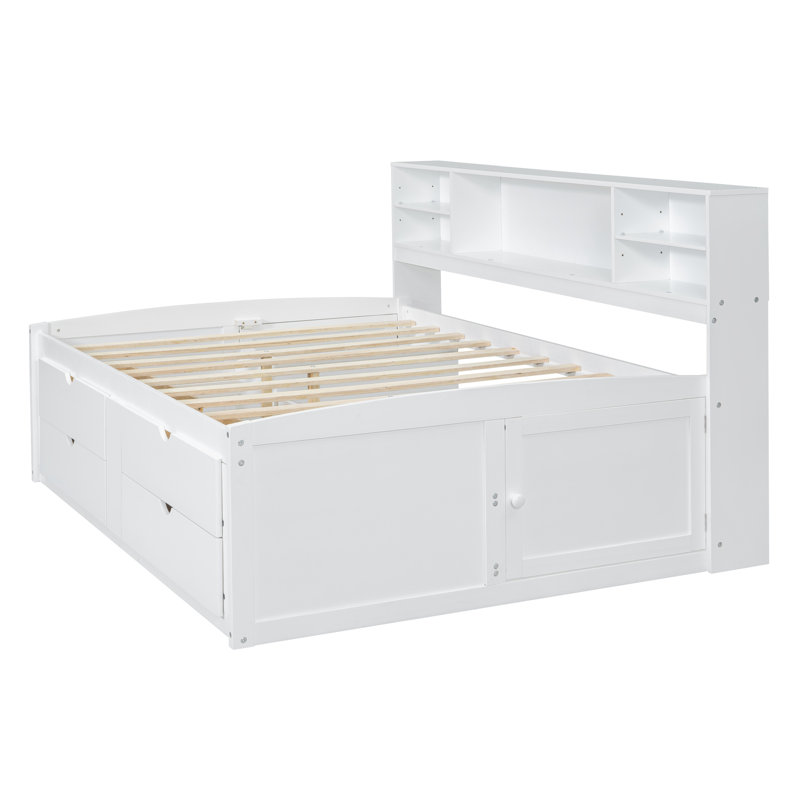 Lits pour enfants en bois pleine grandeur, Blanc