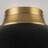 3-Light Hammered Metal Dome Semi Flush Mount