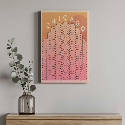 «Chicago Towers» par Deny Designs, reproduction d'art