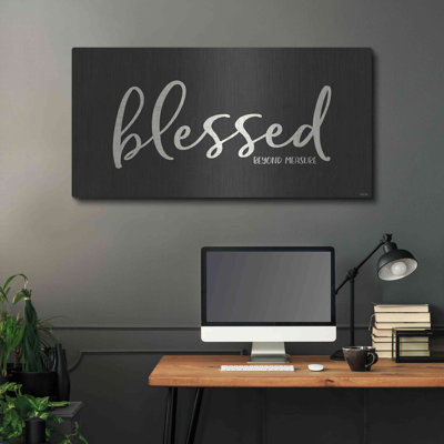 'Blessed' by Susie Boyer, Metal Wall Art