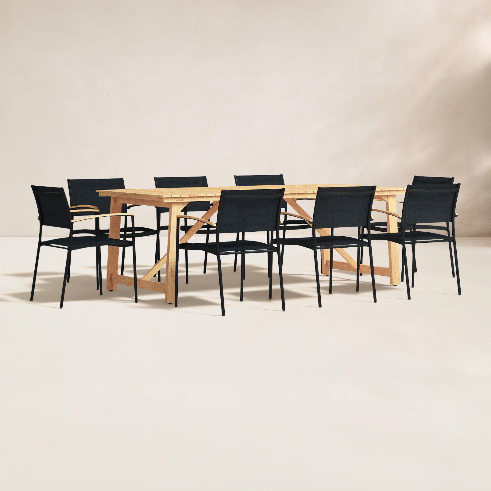 Tempo 79" Patio Dining Set