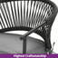 Adila Outdoor Stacking Dining Armchair with Cushion-753022031