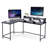 L-Shape Corner Writing Desk with with Monitor Stand-571814832