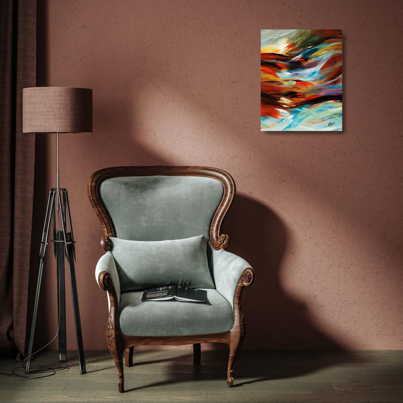 «Ivy Bronx Douglass», art sur toile tendue par Farrell Gallery: Moroccan Wind, H 18 po x l 15 po