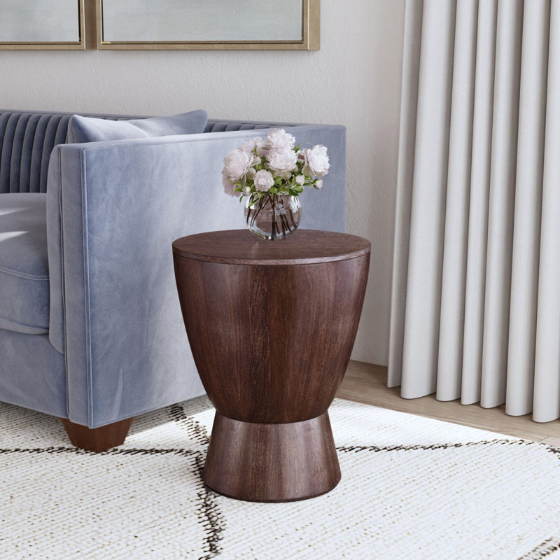 Quinn Drum Side Table