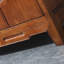 Solid Ash Wood Console Cabinet