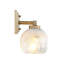 Ensemble de meuble-lavabo 2 lumières avec abat-jour albâtre Adalia Nella-526660878