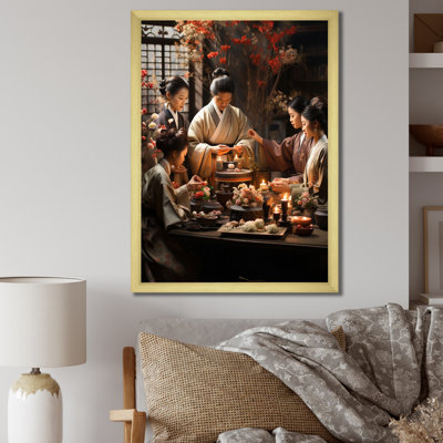 Carinna Asian Art Harmony In Tea IV, reproduction d'art sur toile