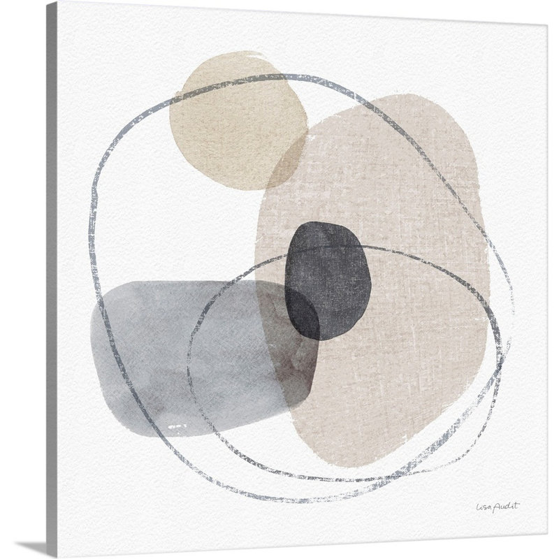 "Think Neutral 11", reproduction d'art par Lisa Audit, Toile tendue, H 12 po x l 12 po, Sans cadre