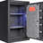 2.02 Cubic Ft Fire Safe With 2 Pin Codes And Alarm System Adjustable Shelf Organization