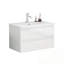Ensemble de meuble-lavabo avec lavabo et 2 grands tiroirs