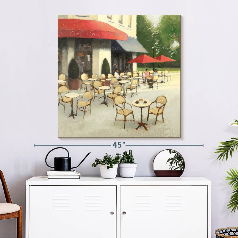 Nicci Delightful Cafe Du Matin, 33" H x 33" W