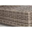 Extérieur gris avec coussin moelleux - structure rouille, coussins de teinture, fermeture à glissière pour un lavage confortable