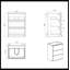 Meuble-lavabo autoportant en noyer avec grand lavabo en noyer-97891072-97891073