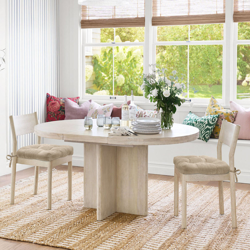 Outdoor 3'' Dining Chair Chair Pad, Beige