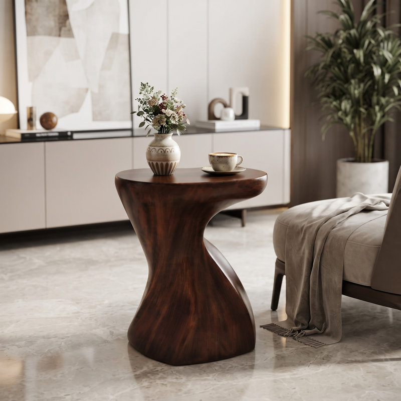 Table d'appoint Ulman, Brun antique
