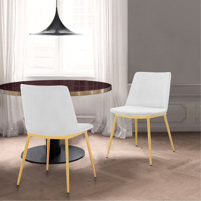 Ensemble de 2 chaises de salle à manger modernes Opalyn