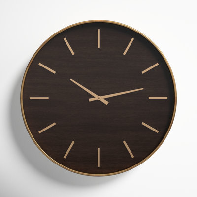 Shelby 23.75'' Metal Wall Clock