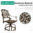 Ghugas Powder Coated Aluminum Outdoor 28.3'' Bar Stool with Cushion