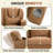 Kids Recliner Loveseat, 2 Seater Kids Recliner Chair with Cup Holders, Double Kids Sofa Chair, Push-Back Reclining & Adjustable Footrest for Small Spaces-1222052828
