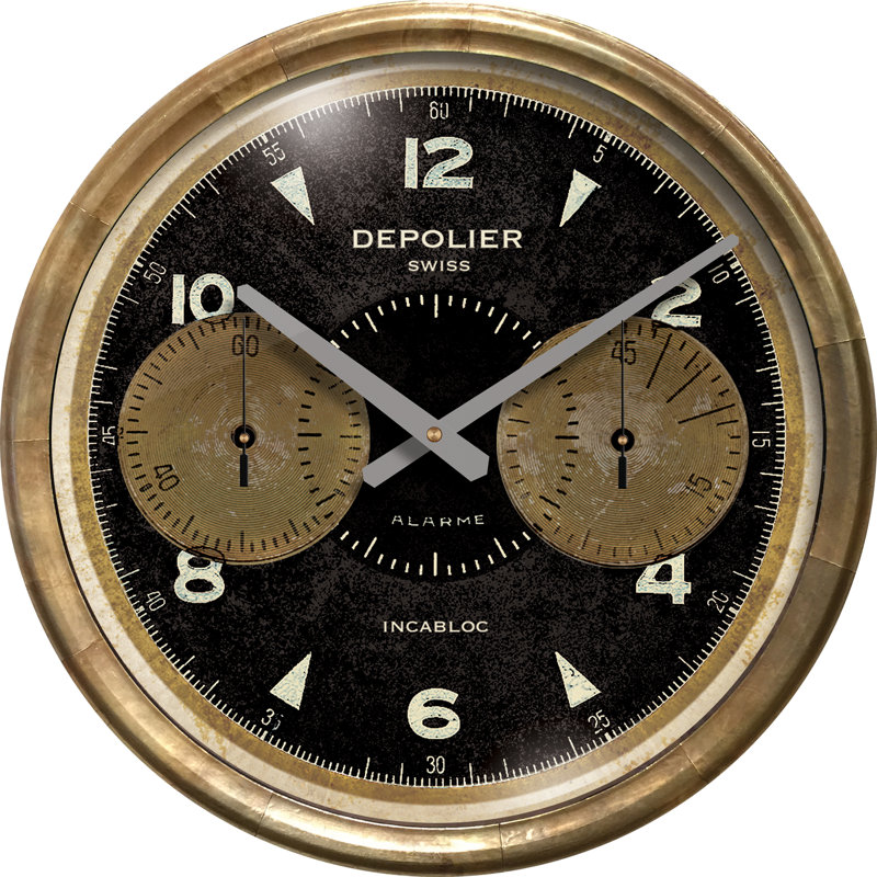 Metal Wall Clock