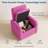 Rona 3-in-1 Kids Chair with Storage, Upholstered Seat and Fold-Down Ottoman-136686318