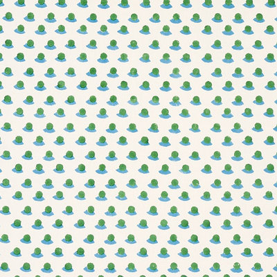 Tissu imprimé à la main Schumacher x Molly Mahon