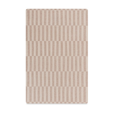 Cocoa Stripe Muslin Mini Crib Sheet