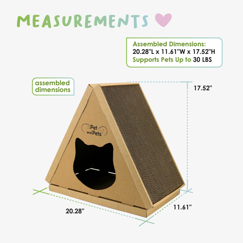 Pet and Pets Tippy Peak Cat House