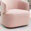 Fauteuil demi-tonneau pivotant rembourré Tybias-1288615244
