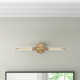 Katya 2 Light Transparent Dimmable Bath Bar