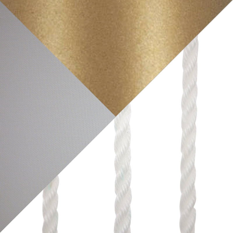 Rope Contemporary Floor Lamp In Natural Wood, White Metal, And White Rope Accent