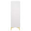 Commode rectangulaire blanche à 5 tiroirs Karena