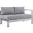 Shore 4 Piece Outdoor Patio Aluminum Sectional Sofa Set-23592931