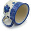 Bleu-belle Fleur Handmade Stoneware Coffee Mug